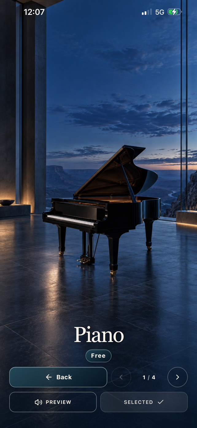 Piano voice in Hear This Dusk mode