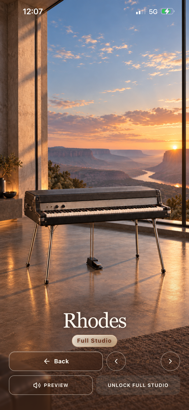 Rhodes voice in Hear This Sunrise mode