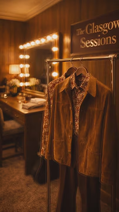 The Glasgow Sessions backstage room